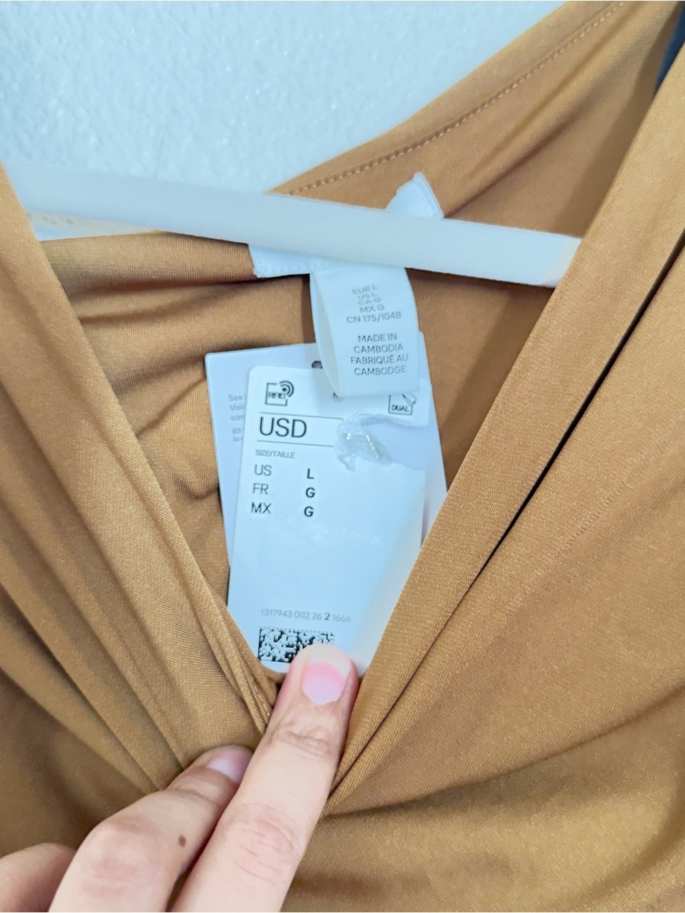 H&M DRAPED ONE-SHOULDER DRESS - Picture 9 of 16